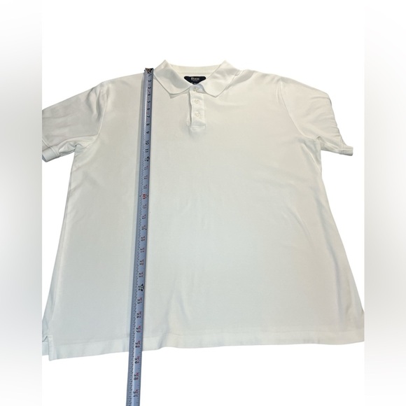 GH BASS & Co. Men’s Polo, With Collar, Short Sleeves, Solid White, Size Large - Picture 5 of 10